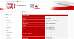 Desktop Screenshot of bip.bledow.pl