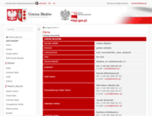Tablet Screenshot of bip.bledow.pl